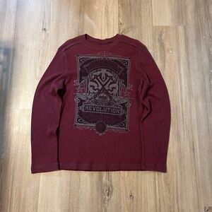 Y2k Vintage Red Thermal